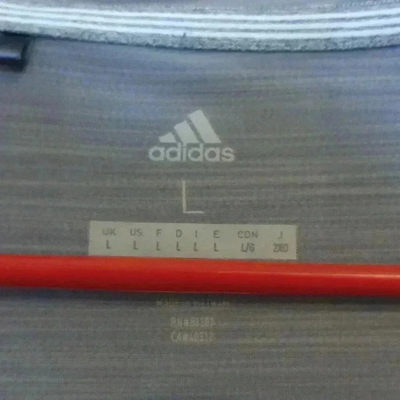 ADIDAS Golf Polo / Size Lg / Grey - Picture 2 of 4